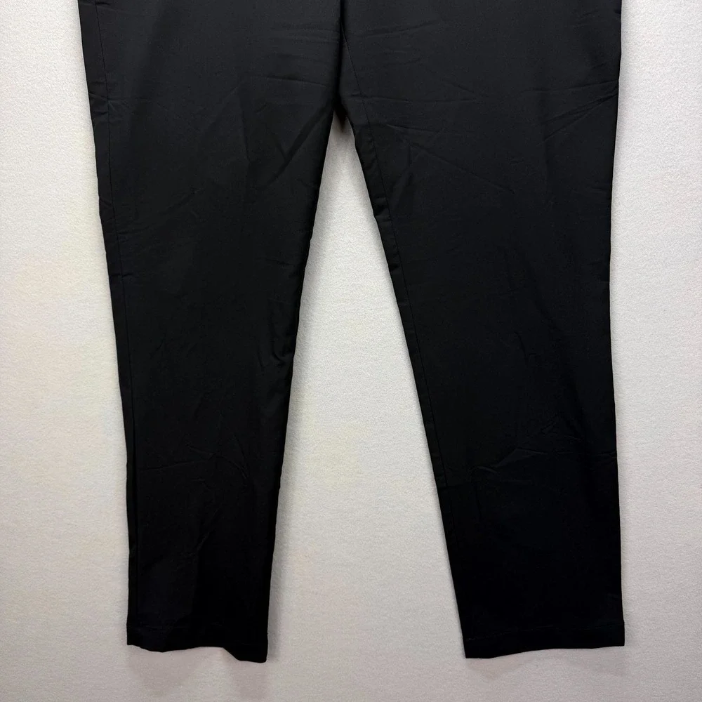 Banana Republic Chino Pant Mens 40x34 Black Active Tech Straight Fit Performance